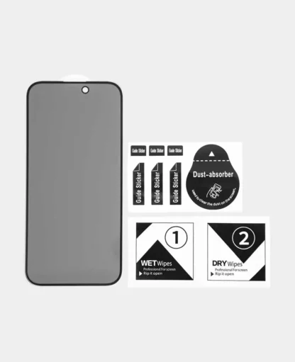 Paladin Anti-Spy Privacy Displayschutz, kratzfestes und bruchsicheres Spezialglas mit Sichtschutz für iPhone 15 Pro Max - Image 2