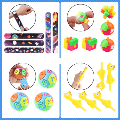 Party Geschenke Kinder Geburtstag Mitgebsel, Assortiert, 120-tlg. - Image 4