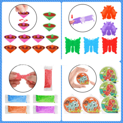Party Geschenke Kinder Geburtstag Mitgebsel, Assortiert, 120-tlg. - Image 6