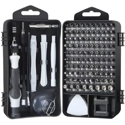 122in1 Profi Universal Werkzeug Set Handy Reparatur – Schwarz - Image 3