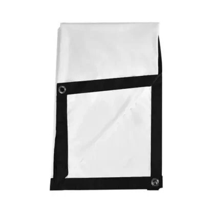 Faltbare Beamer Stoff Leinwand 16:9 Heimkino – Weiss, 265x149cm - Image 3