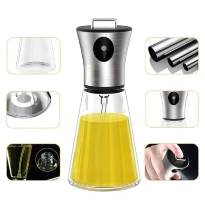 Olivenöl Sprühflasche / Öl / Essig / Wein / Sojasauce Glas Spender, 200ml - Image 3