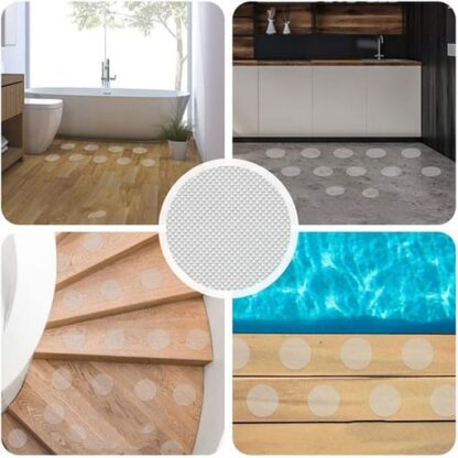 Selbstklebendes Anti-Rutsch Pad Sticker für Dusche, Ø10cm, 21-tlg - Image 3