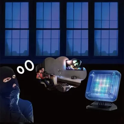 12-LED’s TV Simulator Fernseher Attrappe Einbruchschutz mit Timer Funktion - Image 4