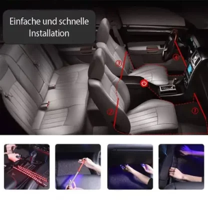 LEDs Auto Licht Streifen RGB Fussraumbeleuchtung mit Fernbedienung, 4 Stk. - Image 5