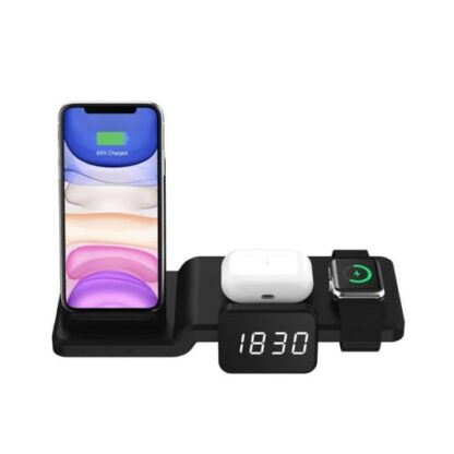 4in1 Apple Watch / Smartphone / AirPods Qi Fast Charging Ladegerät Ständer - Image 3