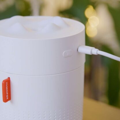 USB Luftbefeuchter Aroma Öl Diffuser mit LED Beleuchtung, Weiss, 500 ml - Image 3