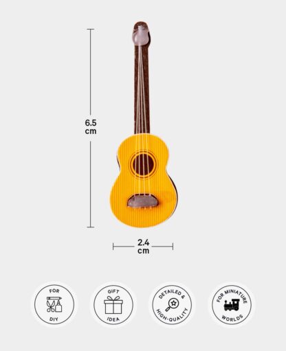 Miniatur Gitarre – Zum Basteln & Spielen, 6.5 cm, 1 Stk. - Image 3