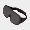 3D Augenmaske Gepolsterte Schlafmaske Licht Blockierende, Schwarz, 62x9cm