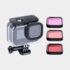 GoPro Hero 13 /12 / 11 / 10 Black Unterwasser Case mit 3 Linsenfilter