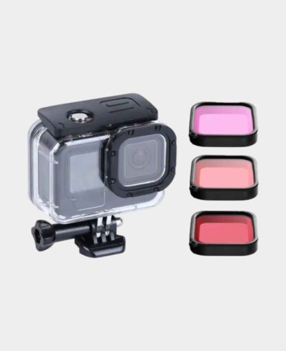 GoPro Hero 13 /12 / 11 / 10 Black Unterwasser Case mit 3 Linsenfilter