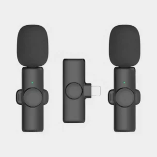 Kabelloses 360° Lavalier Mikrofon mit Lightning Anschluss, 3-tlg.