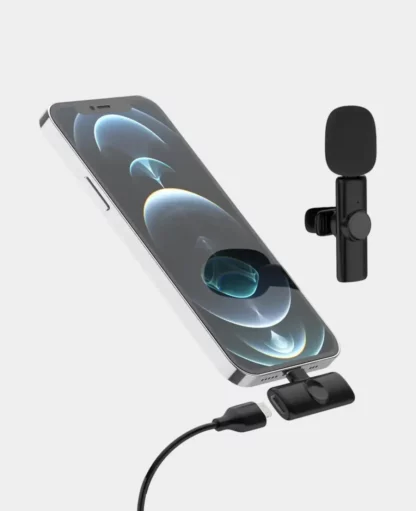 Kabelloses 360° Lavalier Mikrofon mit Lightning Anschluss, 3-tlg. - Image 2