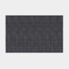 PVC Abwaschbare Tischsets / Teller Untersetzer, 45×30 cm – Schwarz, 8er Set
