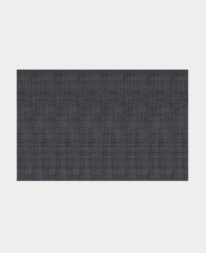 PVC Abwaschbare Tischsets / Teller Untersetzer, 45×30 cm – Schwarz, 8er Set