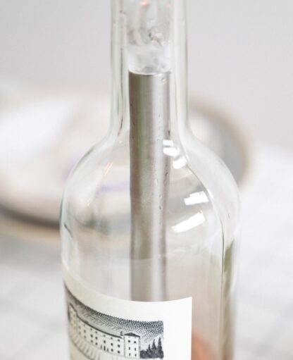 3in1 Edelstahl Flaschen Kühler Wein Dekanter und Drop Stop Ausguss, Silber - Image 10