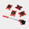 Möbel Transportrollen Lifter Set Hilfsmittel für Umzug (Bis 200kg), 5-tlg.