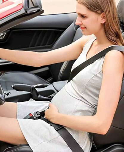 Universal Schwangerschafts Auto Gurt Baby Bauch – Schwarz - Image 2