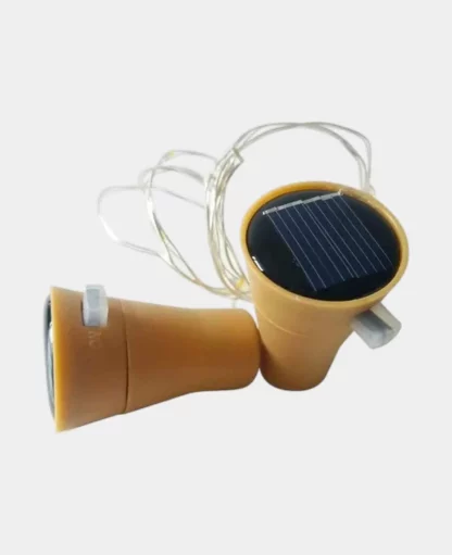 LED Deko Solar Lichterkette Outdoor Flaschenlicht – Warmweiss, 2m, 10 Stk.
