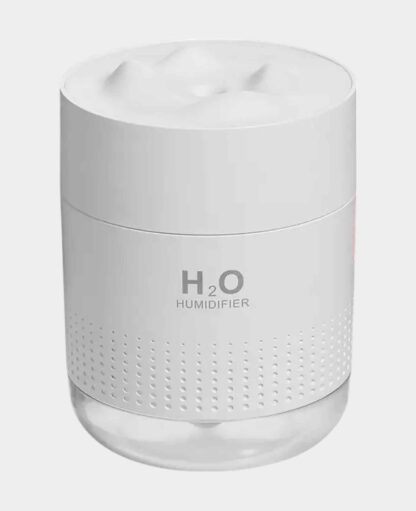 USB Luftbefeuchter Aroma Öl Diffuser mit LED Beleuchtung, Weiss, 500 ml
