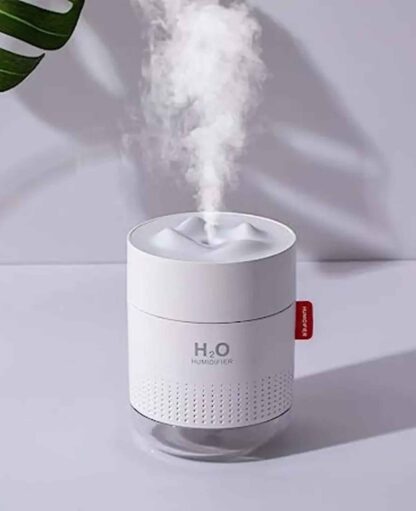 USB Luftbefeuchter Aroma Öl Diffuser mit LED Beleuchtung, Weiss, 500 ml - Image 2
