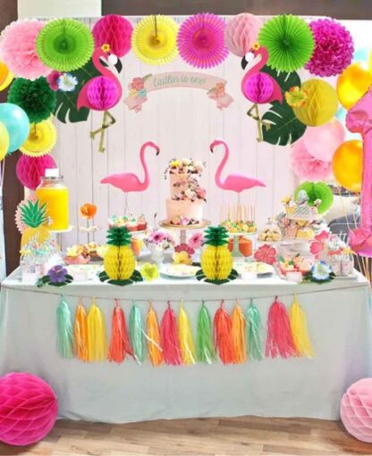 Flamingo & Ananas Deko-Set – Perfekt für Sommerpartys - Image 2