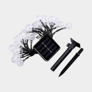 100 LED’s Deko Solar Lichterkette Kugeln Outdoor Beleuchtung IP44, 12m