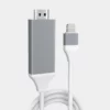 Lightning auf HDMI 1080p Konverter Adapter Kabel für iPhone / iPad – Weiss, 2m