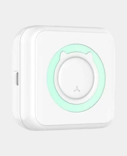 Tragbarer Sofortbild Smartphone Drucker für iOS/Android – Weiss/Türkis