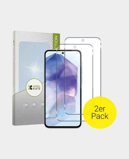Samsung Galaxy A55 / A35 Panzer Glas Displayschutzfolie, 2 Stk.