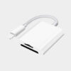 Lightning Kartenlesegerät Card Reader für SD und Micro SD Speicherkarten