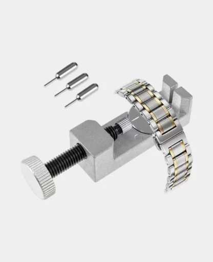 Universal Uhrenwerkzeug Stiftausdrücker für Armbanduhren, Silber