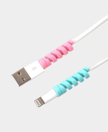 Silikon Kabel Spirale Flexibler Kabel Bruchschutz Kabelschoner, 4 Stk. - Image 2