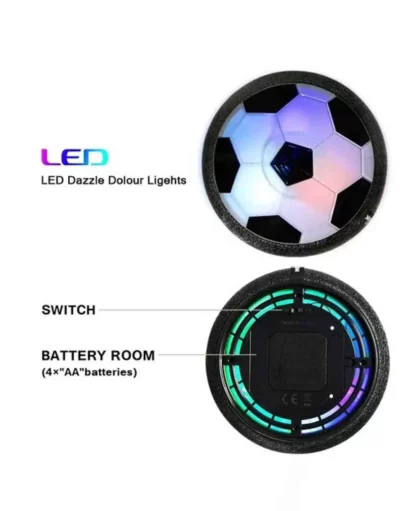 Air Power Fussball Schwebender Indoor Hover Soccer Ball mit LED Beleuchtung - Image 2