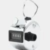 Metall Einhand Schritt Zähler Counter Klicker, Silber