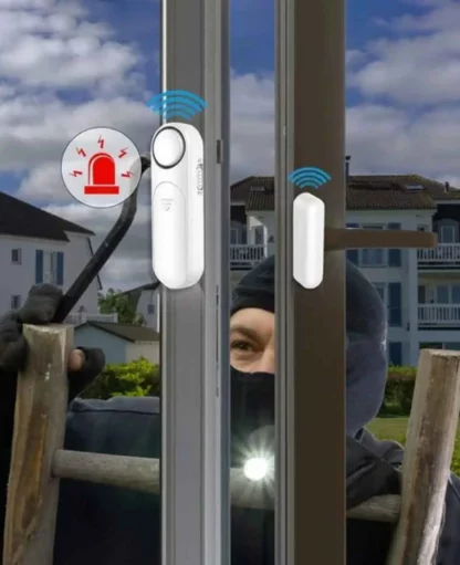 Anti-Einbruch Tür- / Fenster Sensor Alarmanlage Sirene, 120db - Image 2