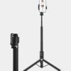 360° Grad Selfie Stick Tripod Stativ mit Bluetooth Fernauslöser, 130cm