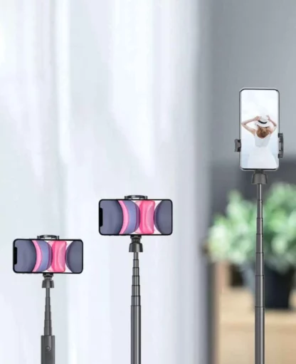 360° Grad Selfie Stick Tripod Stativ mit Bluetooth Fernauslöser, 130cm - Image 2