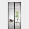 Magnetischer Tür Insektenschutz Fliegenvorhang, 140x240cm – Schwarz