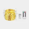 100 LED’s Draht Lichterkette Outdoor Beleuchtung 8 Modi – Warmweiss, 10m