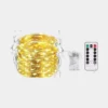 200 LED’s Draht Lichterkette Outdoor Beleuchtung 8 Modi – Warmweiss, 20m