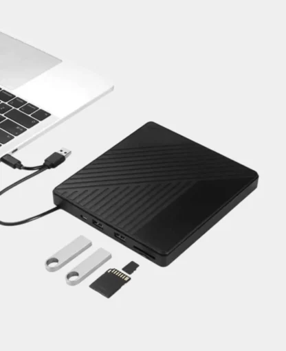 3in1 Slim Super Drive USB C / USB 3.0 CD DVD-RW Externes Laufwerk Brenner