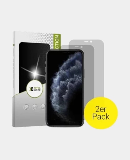 iPhone 11 / iPhone Xr Privacy Panzer Glas Displayschutzfolie, 2 Stk.