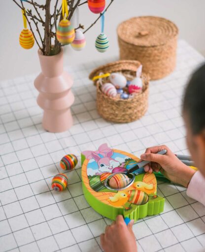 Eier Malmaschine Ostereier Mal Kit mit Spinner + Stifte, 12-tlg. - Image 2