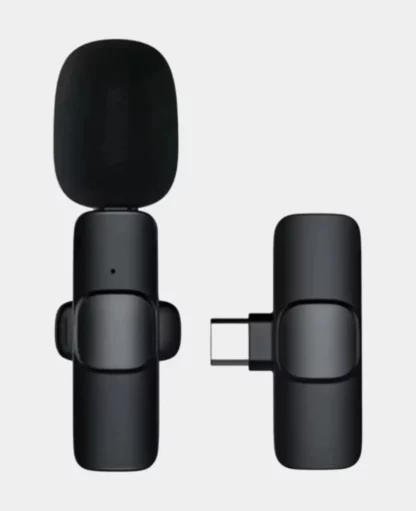 Kabelloses 360° Lavalier Mikrofon mit USB C und Rauschunterdrückung
