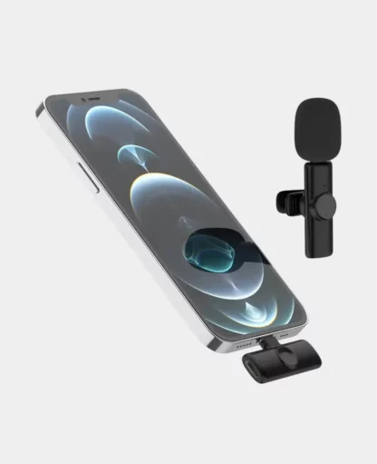 Kabelloses 360° Lavalier Mikrofon mit USB C und Rauschunterdrückung - Image 2
