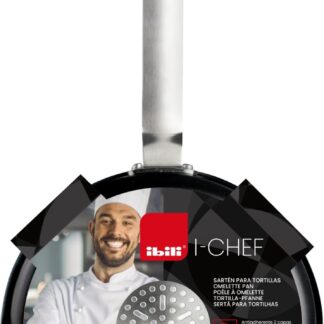 Tortillapfanne I-Chef 24 x 9 cm Perfekt für die Zubereitung von köstlichen Tortillas