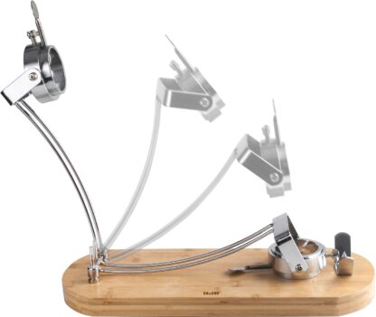 Kalpp- und drehbarer Schinkenhalter Maestro 48 x 18.5 cm Perfekt zum Schneiden von Schinken - Image 4