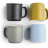 Set 4 Espressotassen bunt 110 ml Perfekt für den morgendlichen Espresso-Genuss