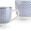 Set vier Tassen Jumbo 450 ml Ideal für extra großen Kaffeegenuss
